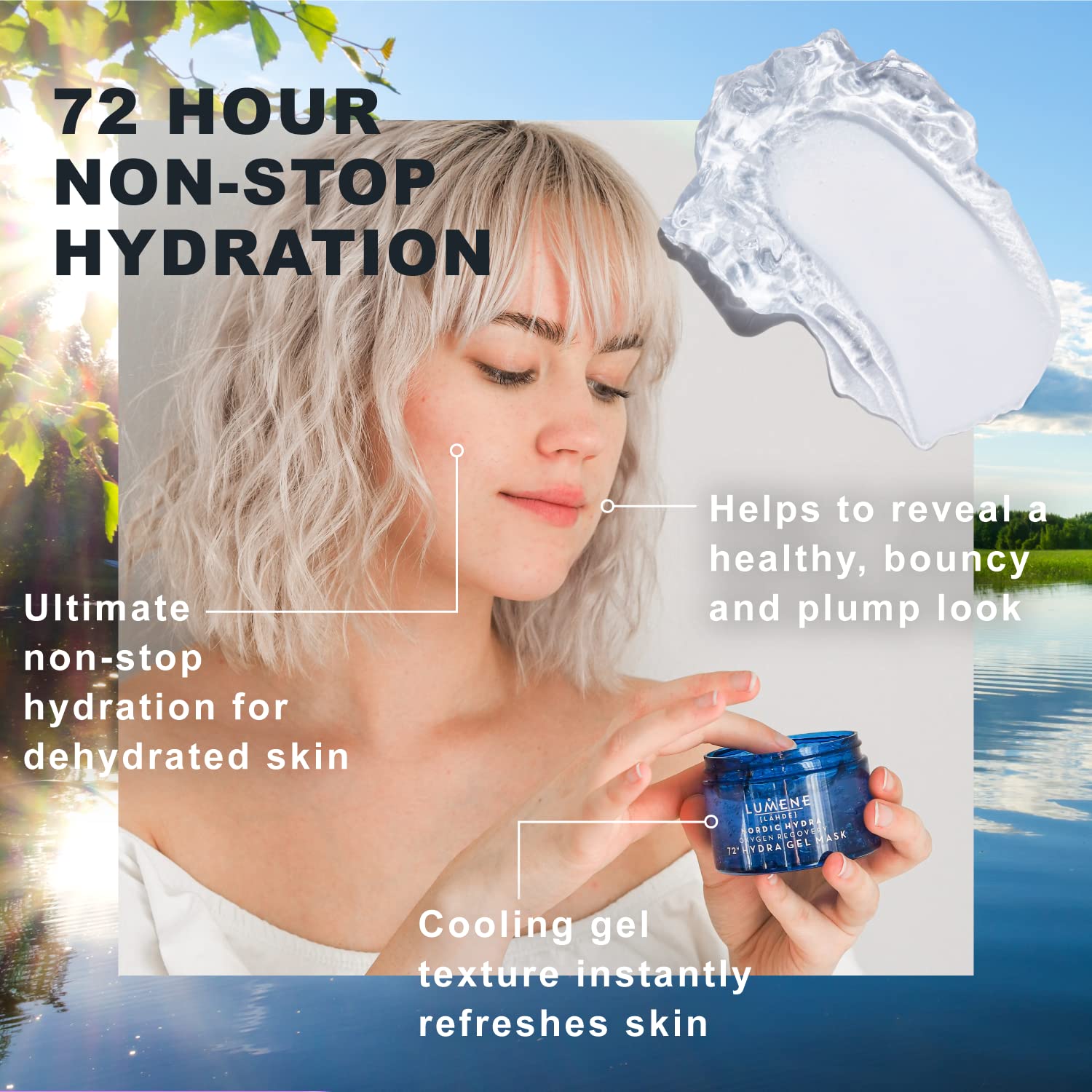 Amazon.com: Lumene [Lähde] Nordic Hydra Oxygen Recovery 72HR Hydra